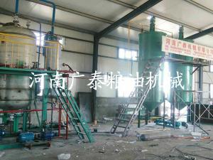 新疆菜籽油精煉設備安裝現場5 